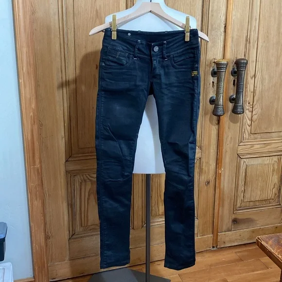 G-star Waxed denim jeans